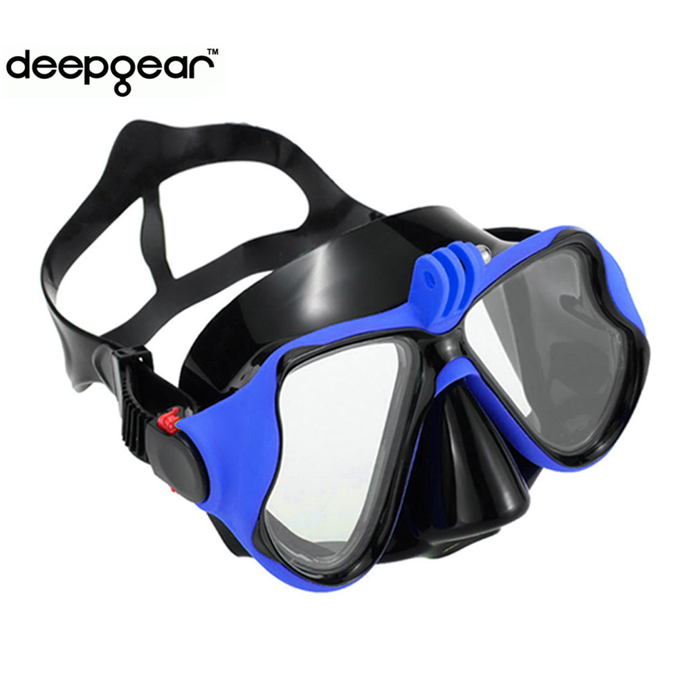 Deepgear-sea-dive-mask-Top-adult-camera-mount-scuba-mask-to-Gopro-Black-silicone-blue-snorkel-1